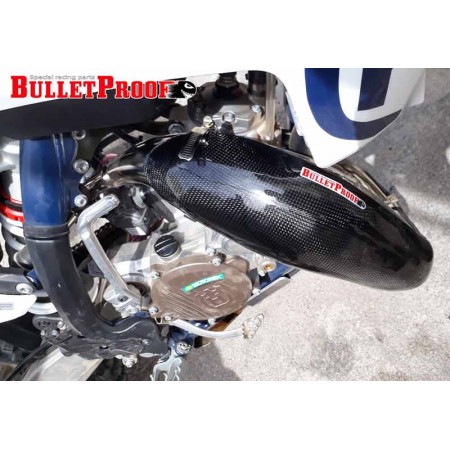 Bulletproof  Husqvarna TC 85 KTM SX85 2018 onward exhaust pipe guard